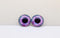 Glass Cabochon Iris Puppet Eyes - PURQUOISE